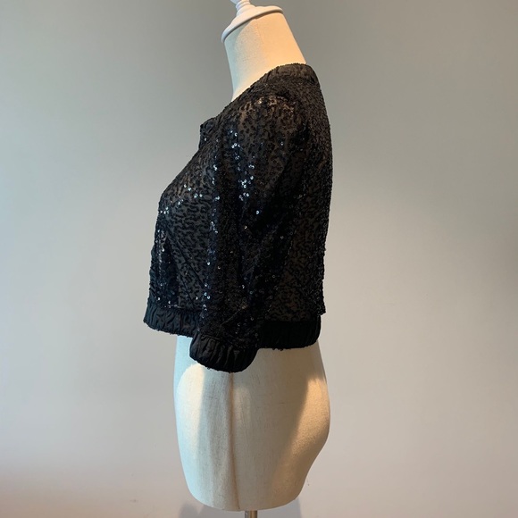 Alannah Hill Sequin Shrug Crop Cardigan - Picture 2 of 9